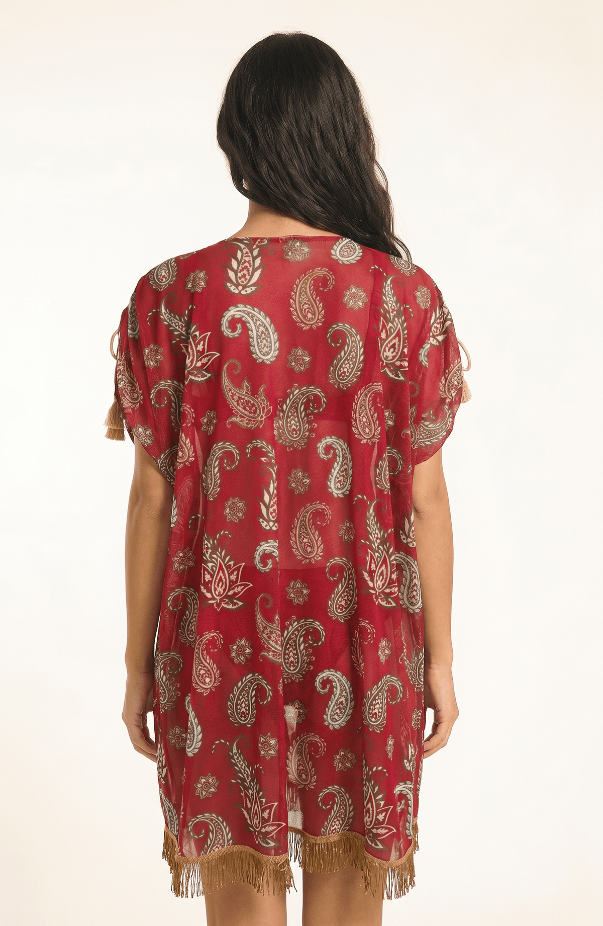Salida Estampada Paisley, Colección ODISEA - Bari, los mejores trajes de baño y Bikinis. Diseño y tecnología juntos.