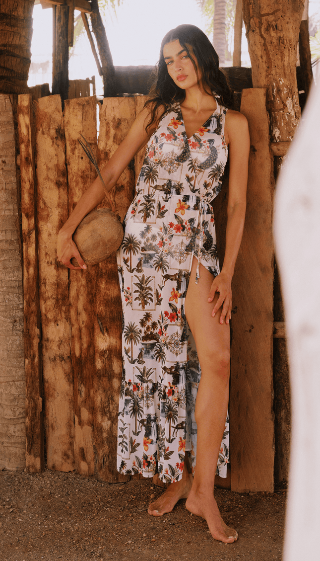 Salida Vestido Tropicana, Colección ODISEA - Bari, los mejores trajes de baño y Bikinis. Diseño y tecnología juntos.