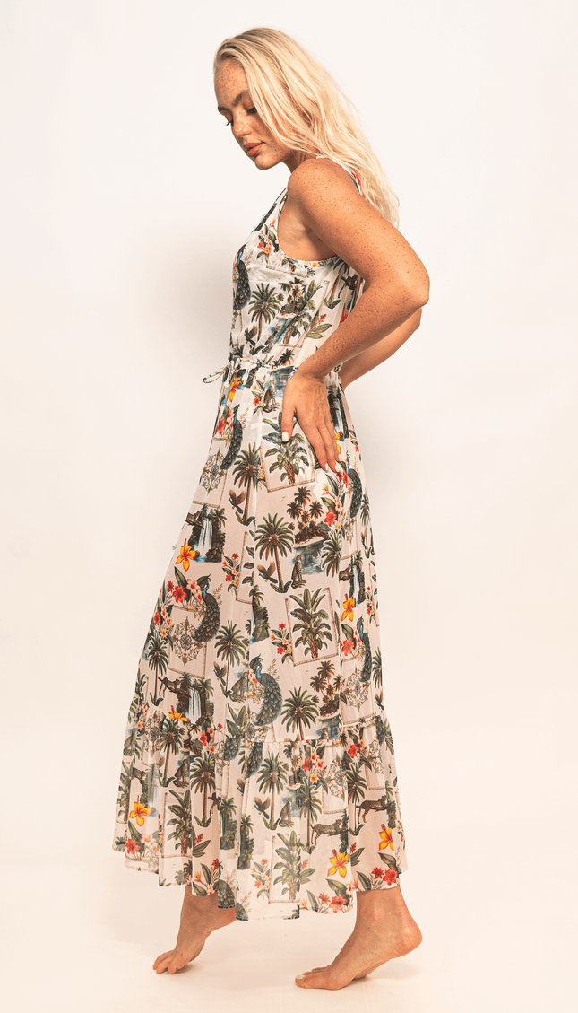 Salida Vestido Tropicana, Colección ODISEA - Bari, los mejores trajes de baño y Bikinis. Diseño y tecnología juntos.