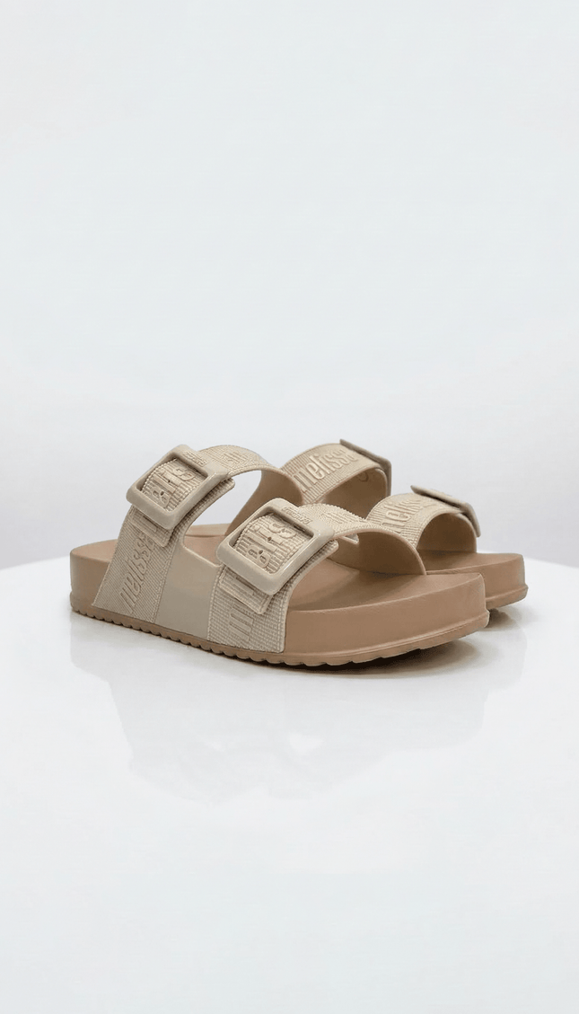 Sandalias Melissa Beige Multicolor con Correa - Bari, los mejores trajes de baño y Bikinis. Diseño y tecnología juntos.