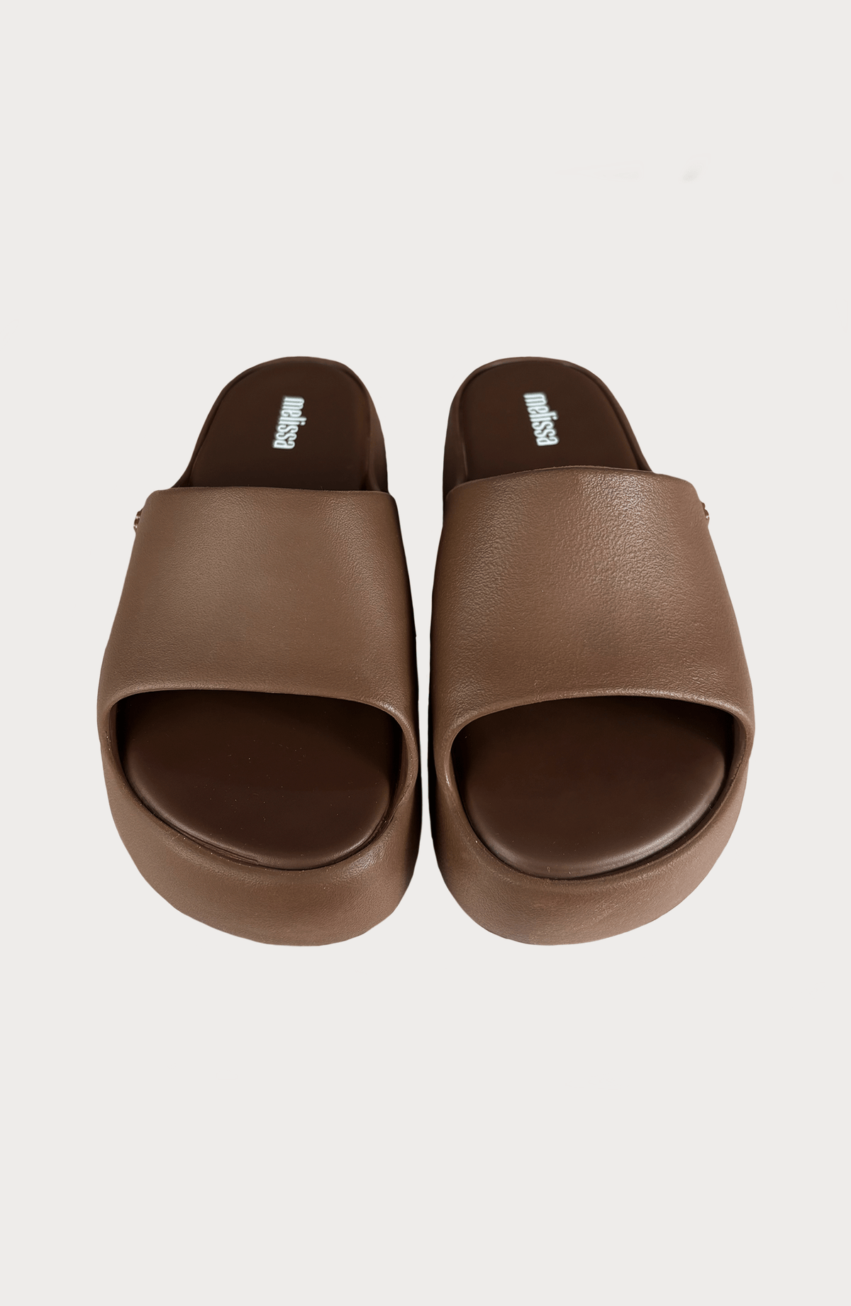Sandalias Melissa Café Plataforma - Bari, los mejores trajes de baño y Bikinis. Diseño y tecnología juntos.
