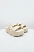 Sandalias Melissa Color Crema con Plataforma - Bari, los mejores trajes de baño y Bikinis. Diseño y tecnología juntos.