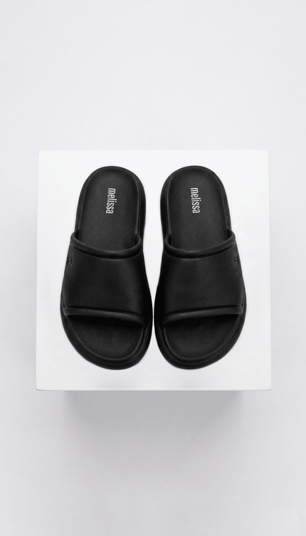Sandalias Melissa Negras - Bari, los mejores trajes de baño y Bikinis. Diseño y tecnología juntos.
