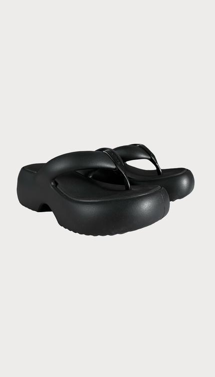 Sandalias Melissa Negras con Pata de Gallo y Plataforma - Bari, los mejores trajes de baño y Bikinis. Diseño y tecnología juntos.