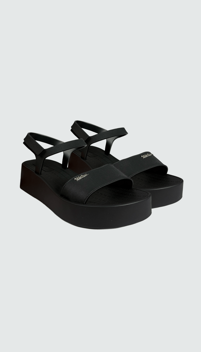 Sandalias Melissa Negras Plataforma - Bari, los mejores trajes de baño y Bikinis. Diseño y tecnología juntos.