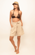 Short Arena de Lino, Colección Limoncello - Bari, los mejores trajes de baño y Bikinis. Diseño y tecnología juntos.