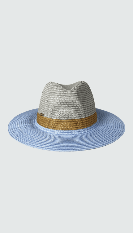 Sombrero Azul Ala Corta - Bari, los mejores trajes de baño y Bikinis. Diseño y tecnología juntos.