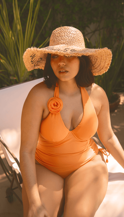 Sombrero Beige "Sun Please" - Bari, los mejores trajes de baño y Bikinis. Diseño y tecnología juntos.