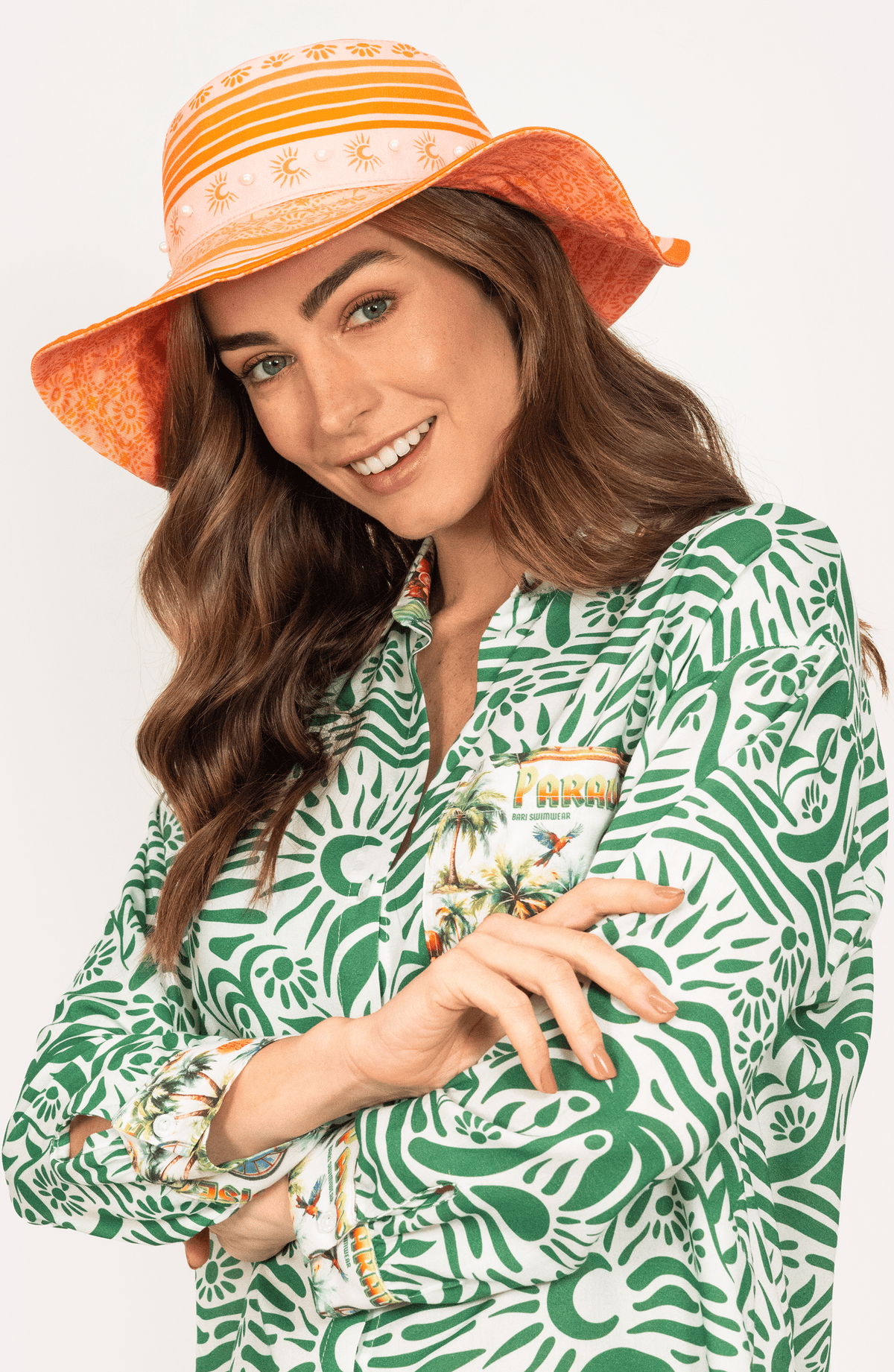 Sombrero Groovy, Colección Pacifico - Bari, los mejores trajes de baño y Bikinis. Diseño y tecnología juntos.