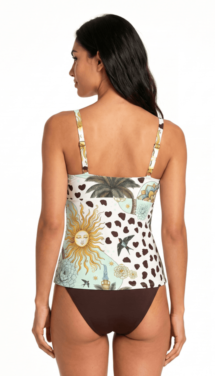 Tankini con Panty , Colección Alquimia - Bari, los mejores trajes de baño y Bikinis. Diseño y tecnología juntos.