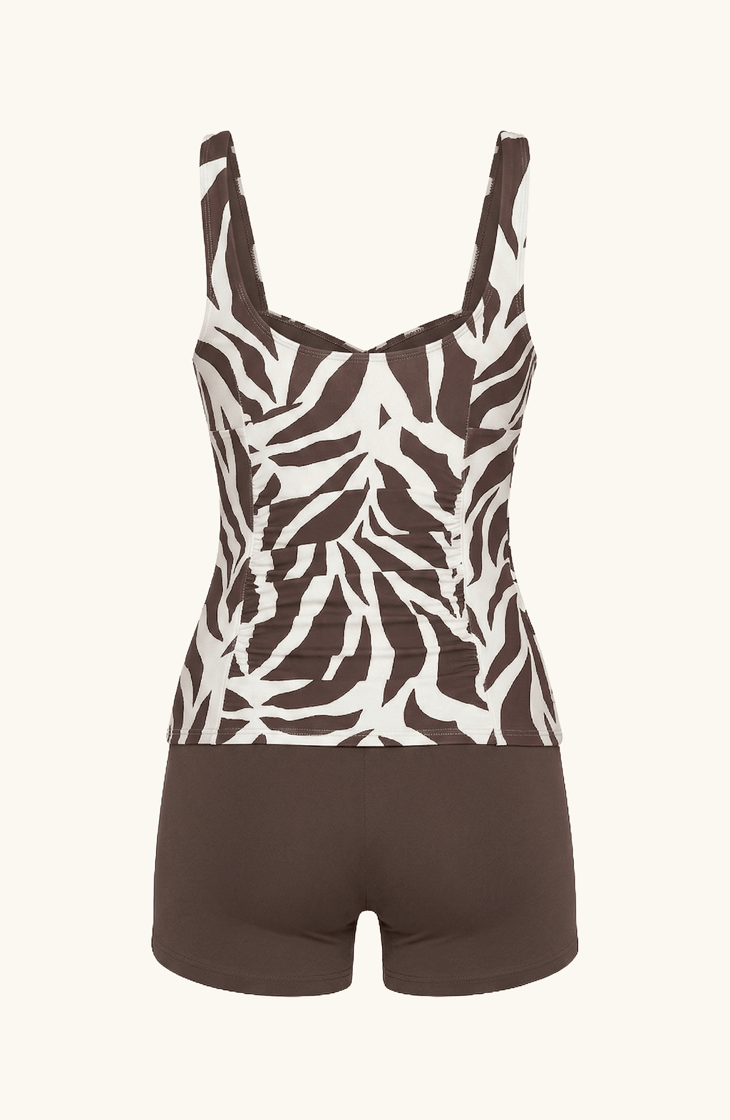 Tankini con Short Animal Print, Colección ODISEA - Bari, los mejores trajes de baño y Bikinis. Diseño y tecnología juntos.