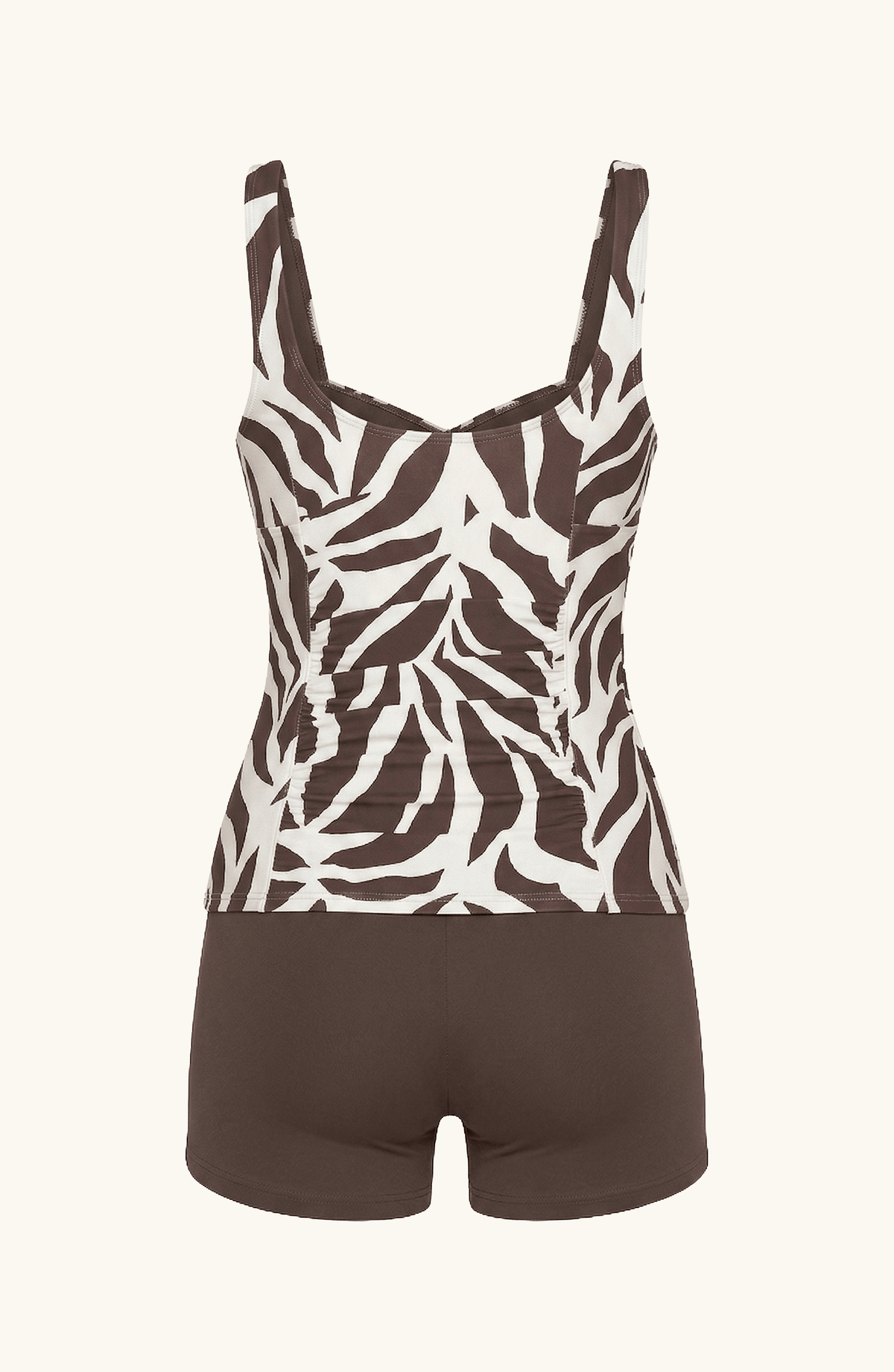 Tankini con Short Animal Print, Colección ODISEA - Bari, los mejores trajes de baño y Bikinis. Diseño y tecnología juntos.