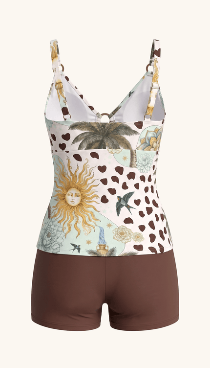 Tankini con Short, Colección Alquimia - Bari, los mejores trajes de baño y Bikinis. Diseño y tecnología juntos.