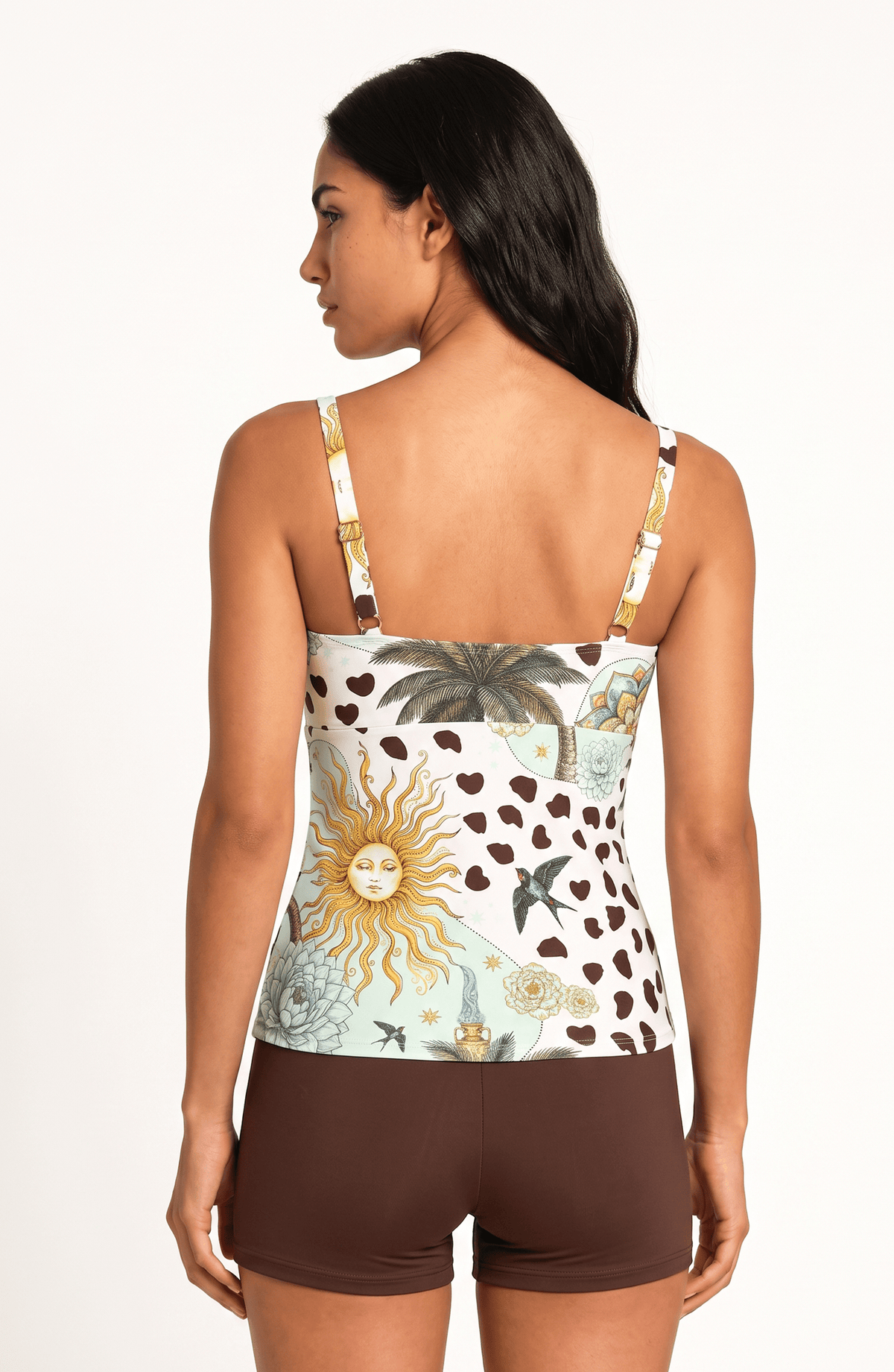 Tankini con Short, Colección Alquimia - Bari, los mejores trajes de baño y Bikinis. Diseño y tecnología juntos.