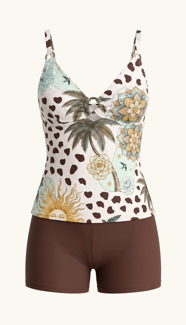 Tankini con Short, Colección Alquimia - Bari, los mejores trajes de baño y Bikinis. Diseño y tecnología juntos.