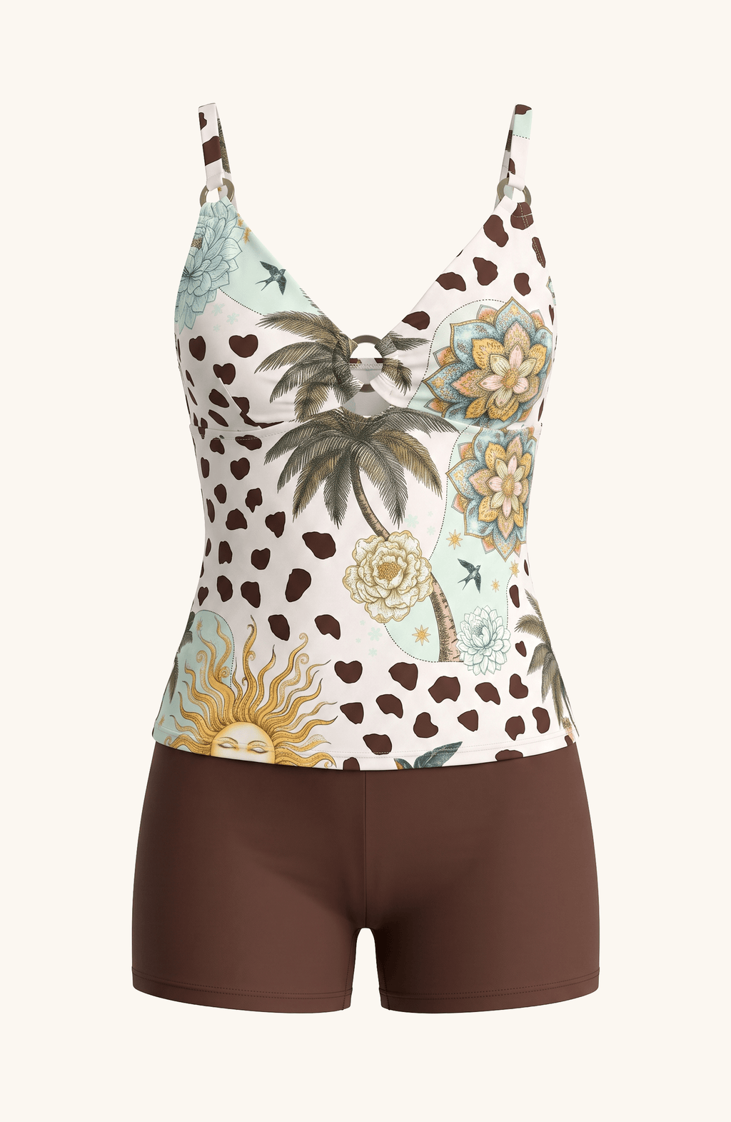 Tankini con Short, Colección Alquimia - Bari, los mejores trajes de baño y Bikinis. Diseño y tecnología juntos.