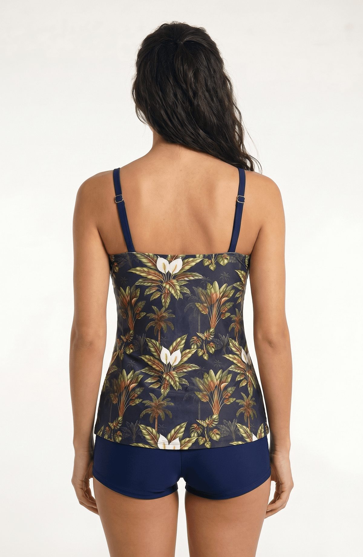 Tankini con Short Selva , Colección ODISEA - Bari, los mejores trajes de baño y Bikinis. Diseño y tecnología juntos.