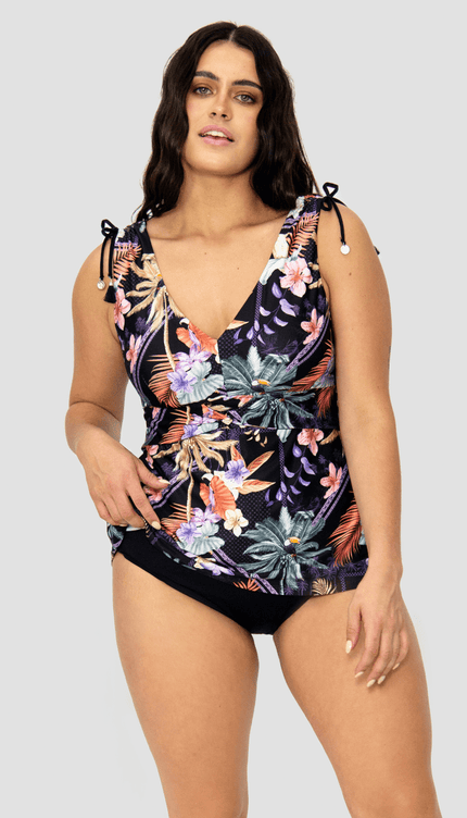 Tankini Estampado Control Abdominal Alma Viajera - Bari, los mejores trajes de baño y Bikinis. Diseño y tecnología juntos.