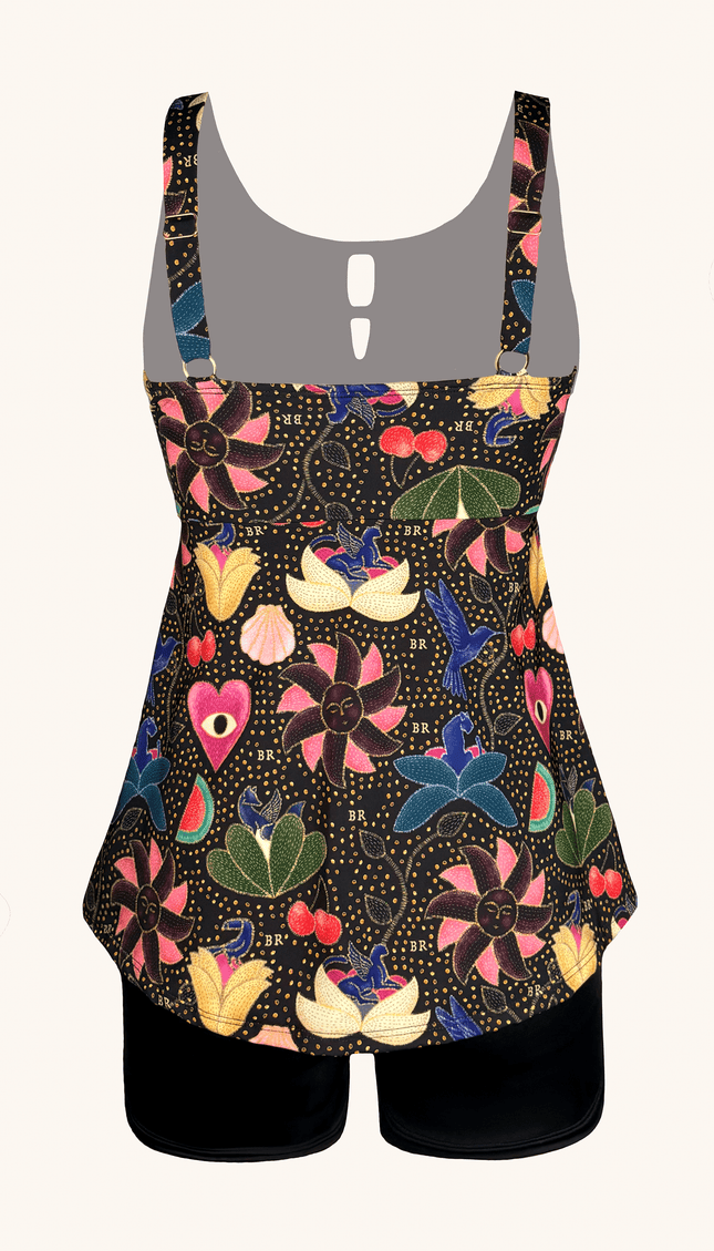 Tankini Short , Colección Alma Frutal - Bari, los mejores trajes de baño y Bikinis. Diseño y tecnología juntos.
