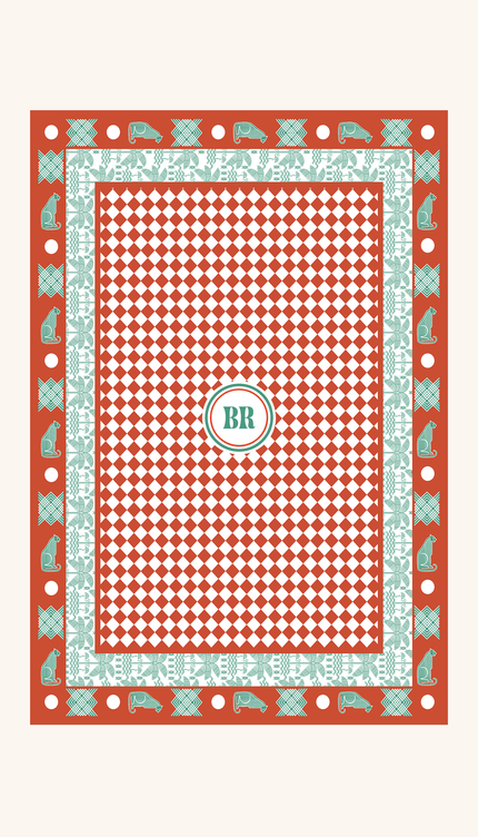 Toalla Reversible Arancione, Colección Limoncello - Bari, los mejores trajes de baño y Bikinis. Diseño y tecnología juntos.