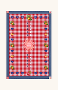 Toalla Reversible Cuadros, Colección Alma Frutal - Bari, los mejores trajes de baño y Bikinis. Diseño y tecnología juntos.