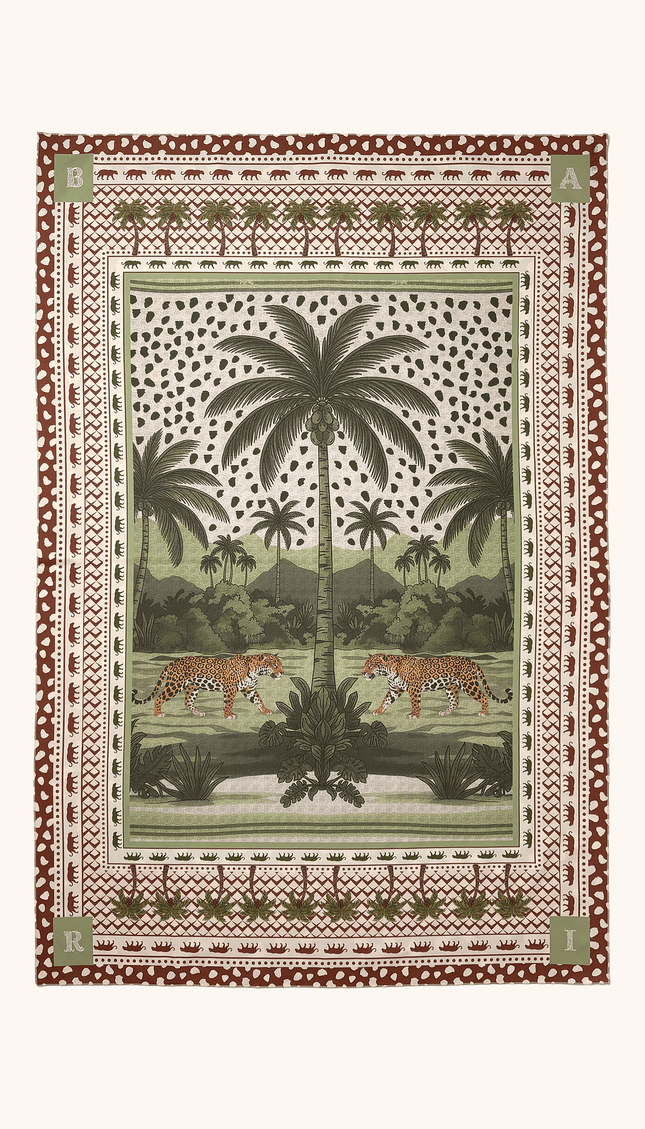 Toalla Reversible Safari , Colección ODISEA - Bari, los mejores trajes de baño y Bikinis. Diseño y tecnología juntos.