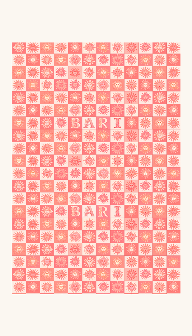 Toalla Reversible Sol, Colección Limoncello - Bari, los mejores trajes de baño y Bikinis. Diseño y tecnología juntos.