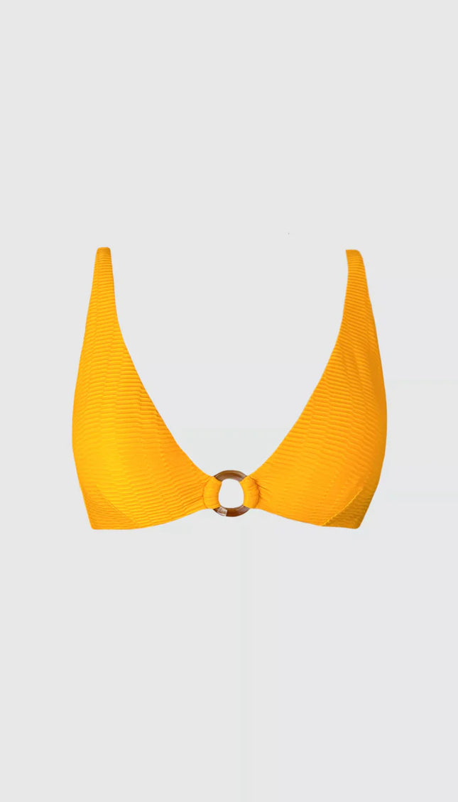 Top Bikini ESSENTIALS Naranja Argolla Decorativa Alma Viajera
