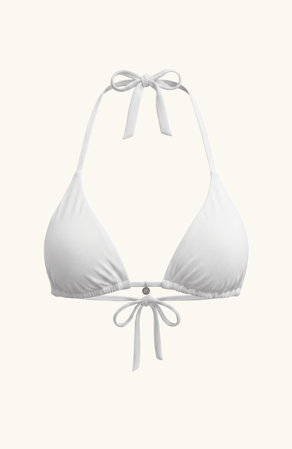 Top de Bikini Blanco, Colección Alquimia - Bari, los mejores trajes de baño y Bikinis. Diseño y tecnología juntos.
