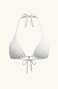 Top de Bikini Blanco, Colección Alquimia - Bari, los mejores trajes de baño y Bikinis. Diseño y tecnología juntos.
