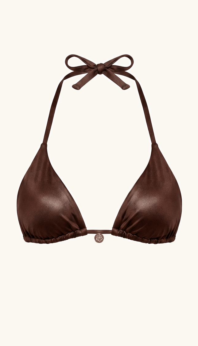 Top de Bikini Café, Colección Alquimia - Bari, los mejores trajes de baño y Bikinis. Diseño y tecnología juntos.