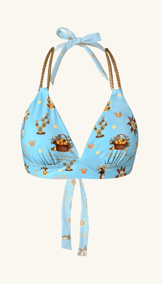 Top de Bikini Campirano , Colección ODISEA - Bari, los mejores trajes de baño y Bikinis. Diseño y tecnología juntos.