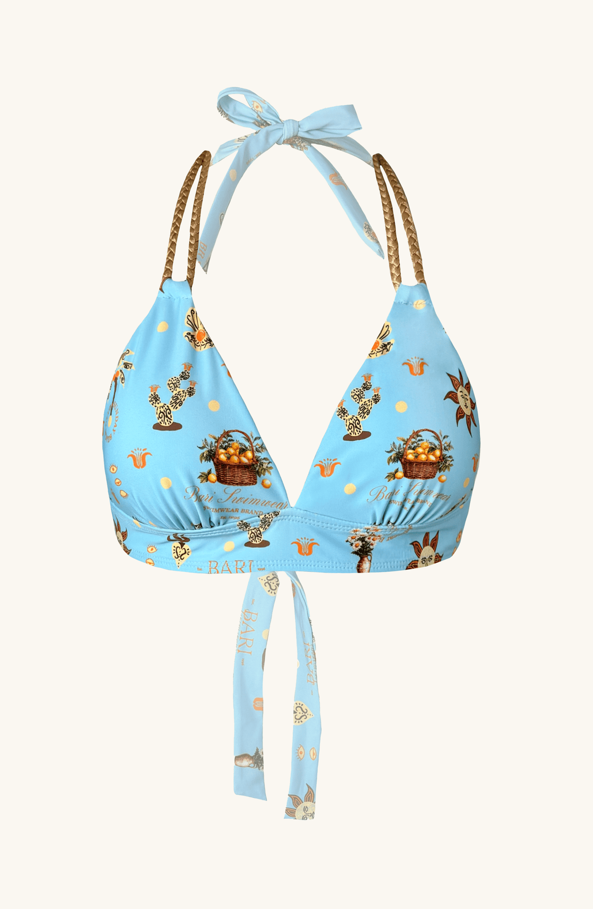 Top de Bikini Campirano , Colección ODISEA - Bari, los mejores trajes de baño y Bikinis. Diseño y tecnología juntos.