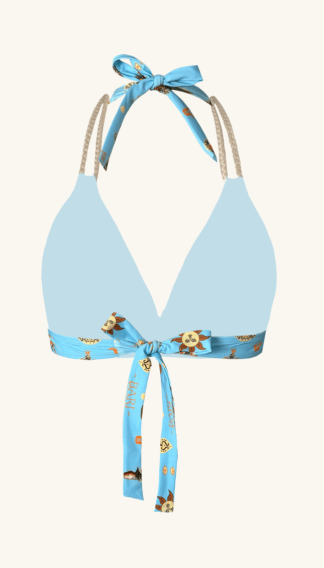 Top de Bikini Campirano , Colección ODISEA - Bari, los mejores trajes de baño y Bikinis. Diseño y tecnología juntos.