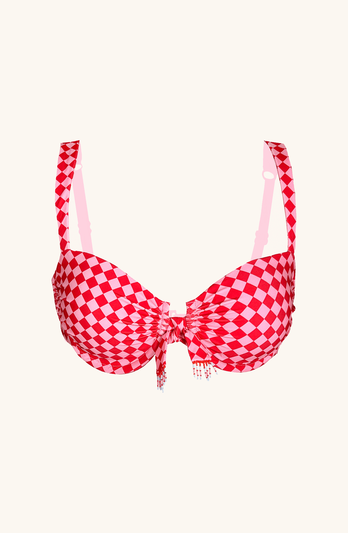 Top de Bikini Cuadros, Colección Alma Frutal - Bari, los mejores trajes de baño y Bikinis. Diseño y tecnología juntos.