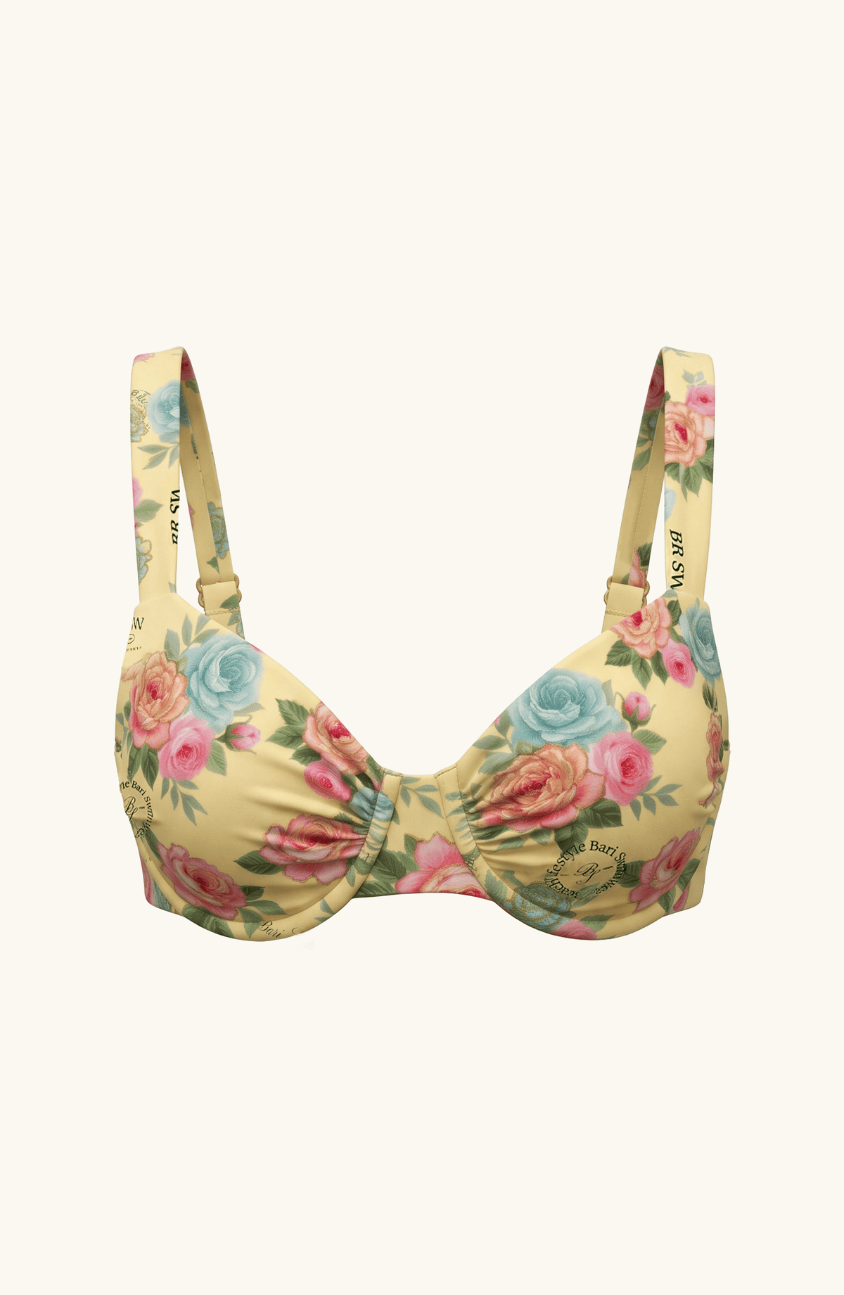 Top de Bikini Flores , Colección Alquimia - Bari, los mejores trajes de baño y Bikinis. Diseño y tecnología juntos.