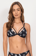 Top de Bikini Jaguar Midnight, Colección Pacífico - Bari, los mejores trajes de baño y Bikinis. Diseño y tecnología juntos.