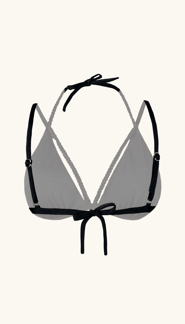 Top de Bikini Midnight Trenzas, Colección Alma Frutal - Bari, los mejores trajes de baño y Bikinis. Diseño y tecnología juntos.