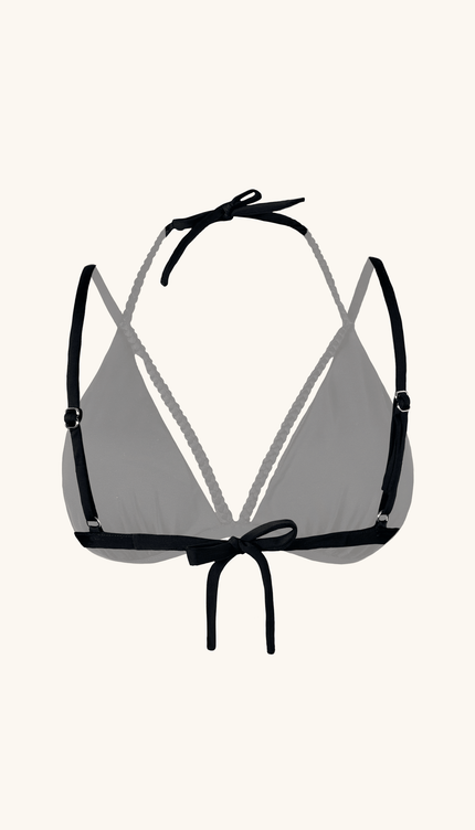Top de Bikini Midnight Trenzas, Colección Alma Frutal - Bari, los mejores trajes de baño y Bikinis. Diseño y tecnología juntos.
