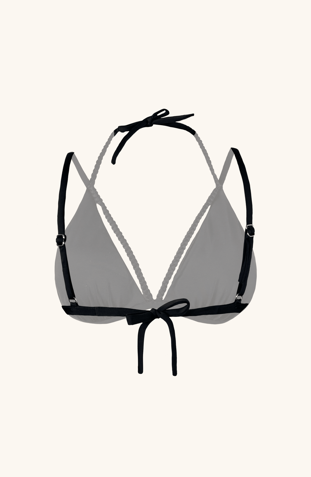 Top de Bikini Midnight Trenzas, Colección Alma Frutal - Bari, los mejores trajes de baño y Bikinis. Diseño y tecnología juntos.