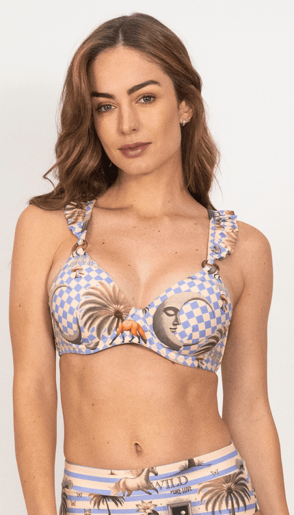 Top de Bikini Mystic Journey Olanes, Colección Pacífico - Bari, los mejores trajes de baño y Bikinis. Diseño y tecnología juntos.