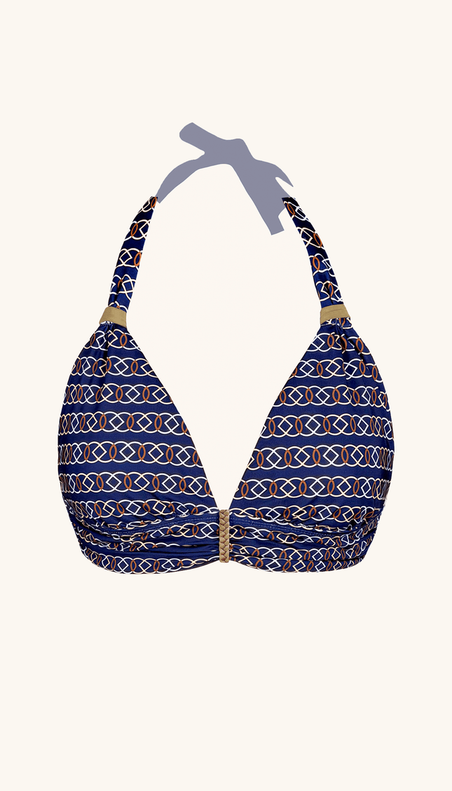 Top de Bikini Nautical Knots, Colección Alma Frutal - Bari, los mejores trajes de baño y Bikinis. Diseño y tecnología juntos.