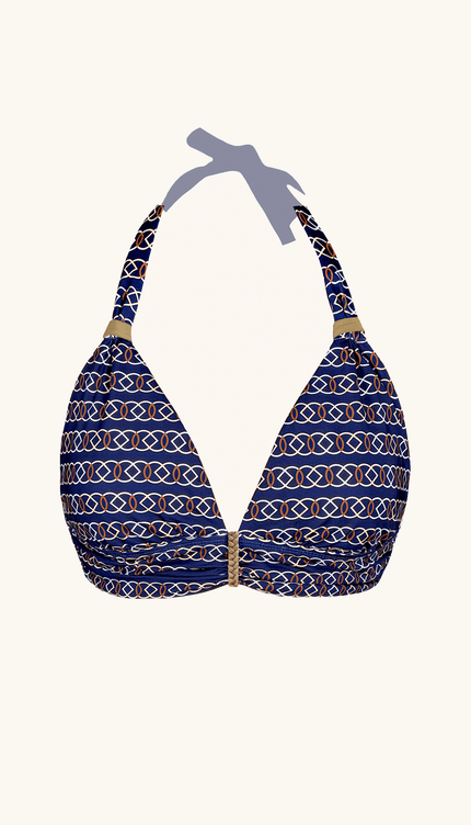 Top de Bikini Nautical Knots, Colección Alma Frutal - Bari, los mejores trajes de baño y Bikinis. Diseño y tecnología juntos.