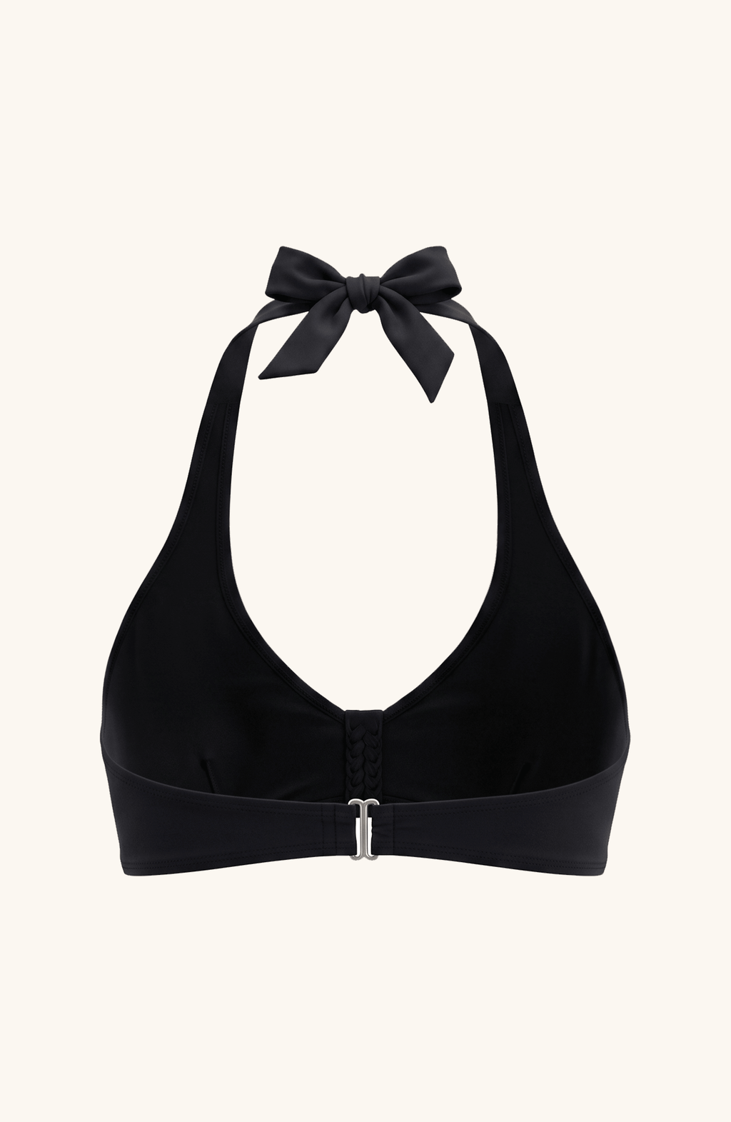Top de Bikini Negro, Colección Alquimia - Bari, los mejores trajes de baño y Bikinis. Diseño y tecnología juntos.