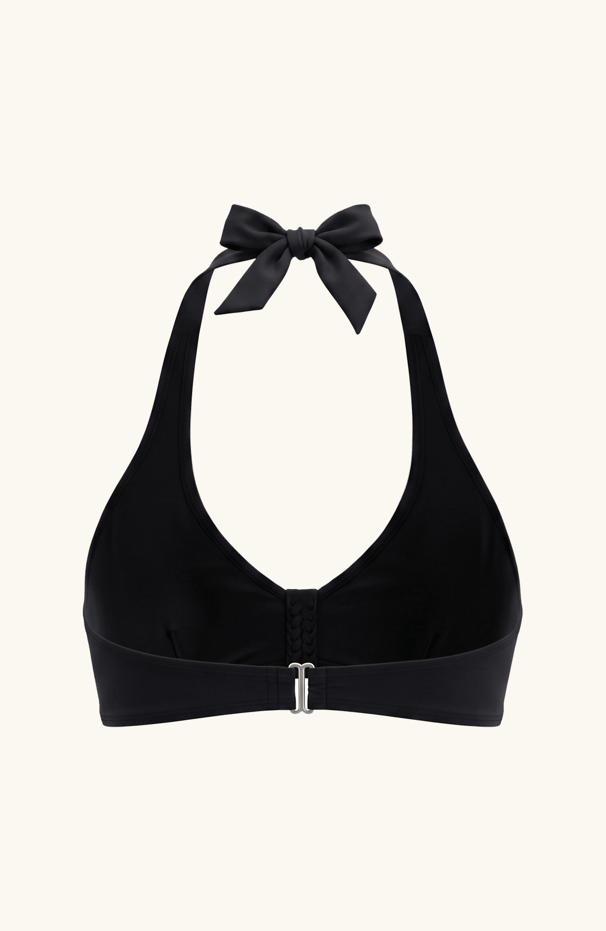 Top de Bikini Negro, Colección Alquimia - Bari, los mejores trajes de baño y Bikinis. Diseño y tecnología juntos.