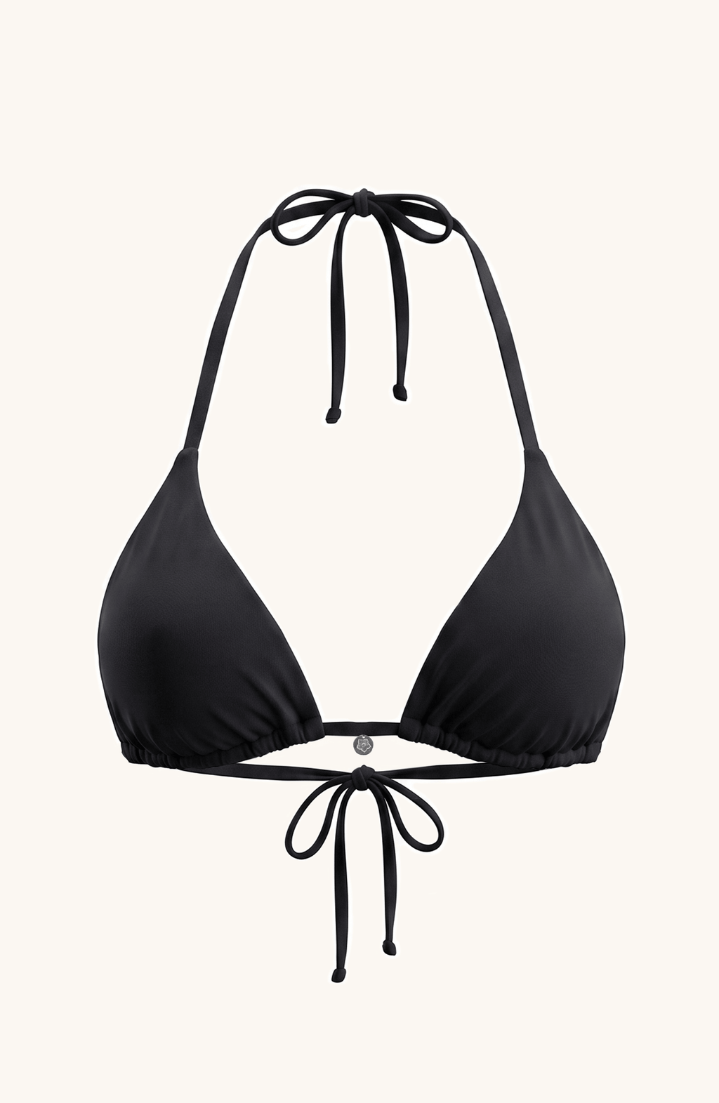 Top de Bikini Negro, Colección Alquimia - Bari, los mejores trajes de baño y Bikinis. Diseño y tecnología juntos.