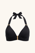 Top de Bikini Negro, Colección Alquimia - Bari, los mejores trajes de baño y Bikinis. Diseño y tecnología juntos.
