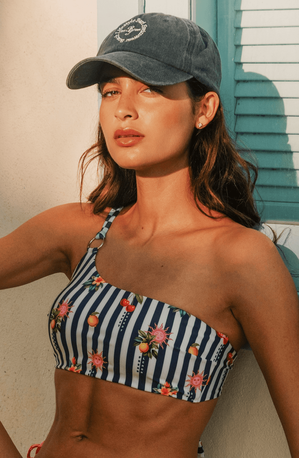 Top de Bikini Rayas , Colección Alma Frutal - Bari, los mejores trajes de baño y Bikinis. Diseño y tecnología juntos.