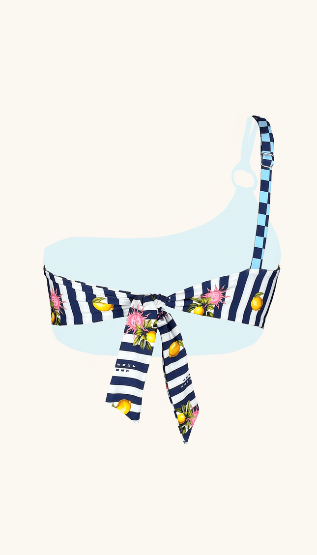 Top de Bikini Rayas , Colección Alma Frutal - Bari, los mejores trajes de baño y Bikinis. Diseño y tecnología juntos.
