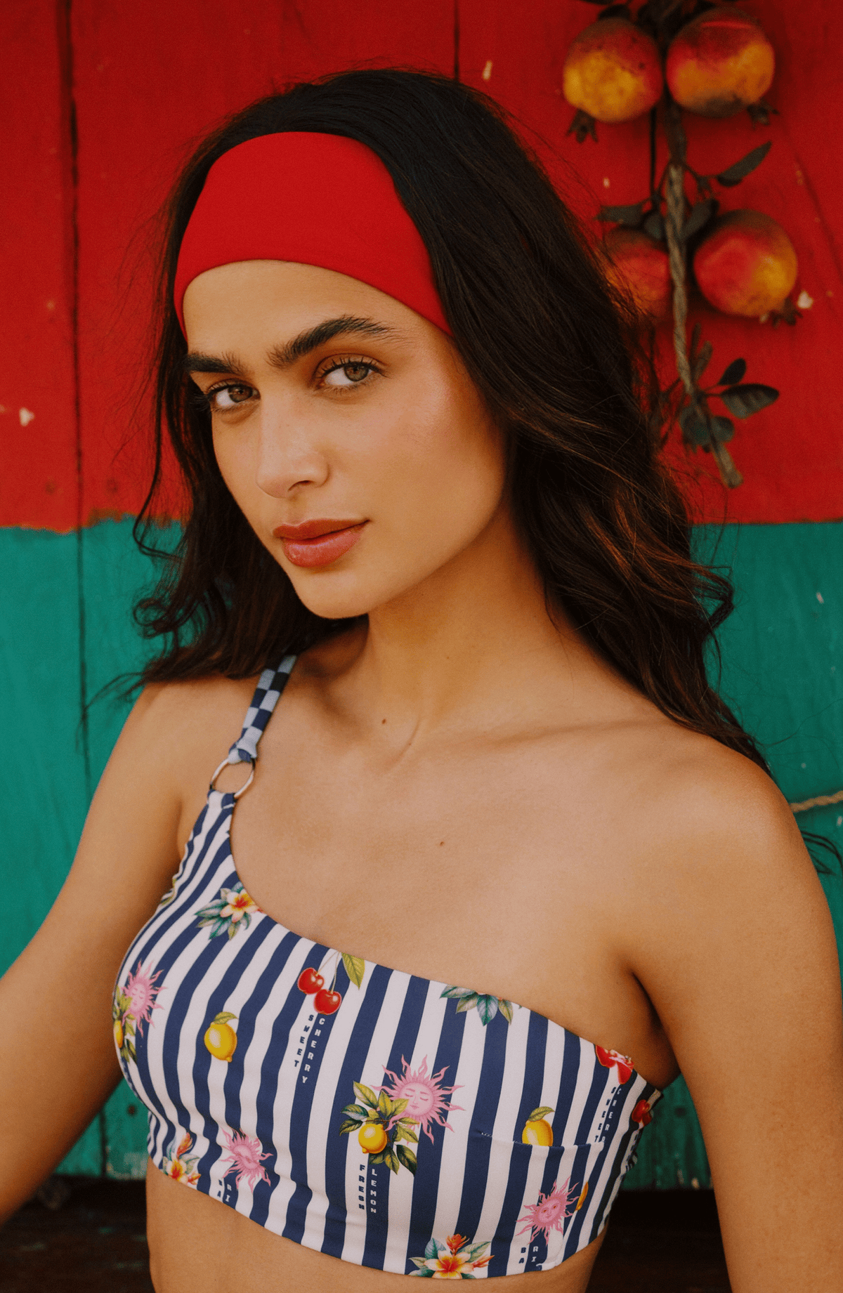 Top de Bikini Rayas , Colección Alma Frutal - Bari, los mejores trajes de baño y Bikinis. Diseño y tecnología juntos.